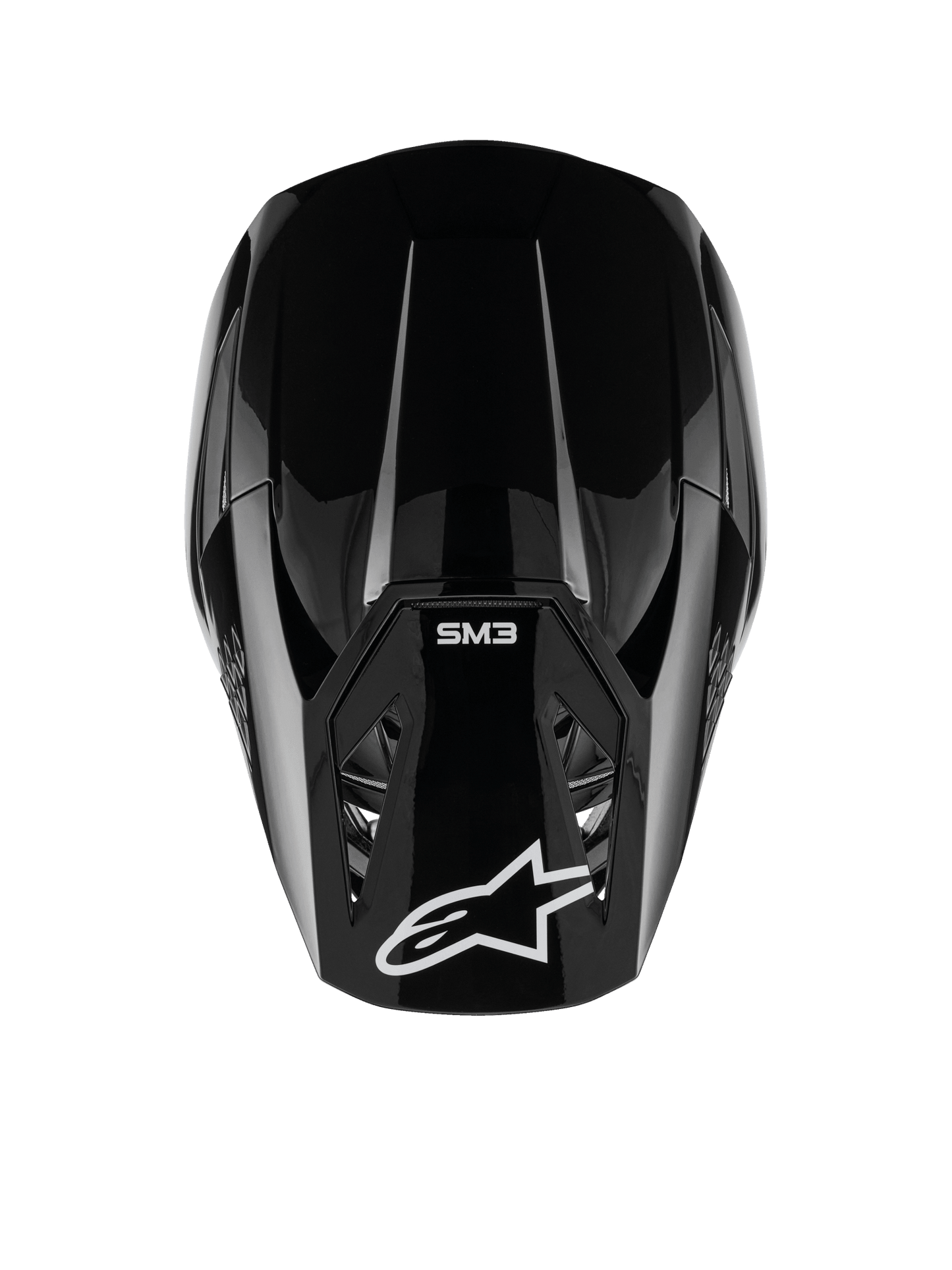 Alpinestars S - M3 Solid Helmet ECE 22.06 Black Glossy - MxProStoreParts