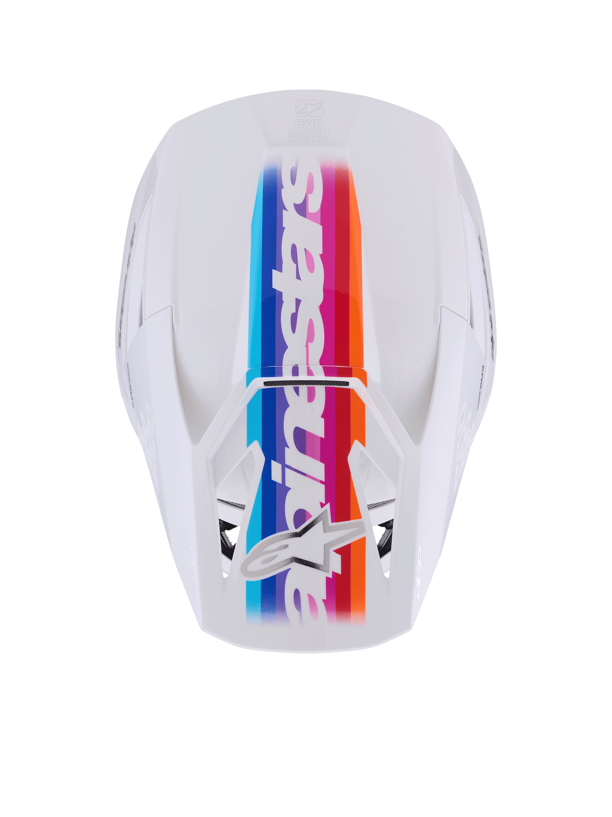 Alpinestars S-M3 Force OCD Helm Wit Glanzend