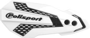 Polisport MX Flow Handprotektoren Weiß / Schwarz für Honda CRF 250R 2009 - 2023 & CRF 450R 2009 - 2023 - MxProStoreParts