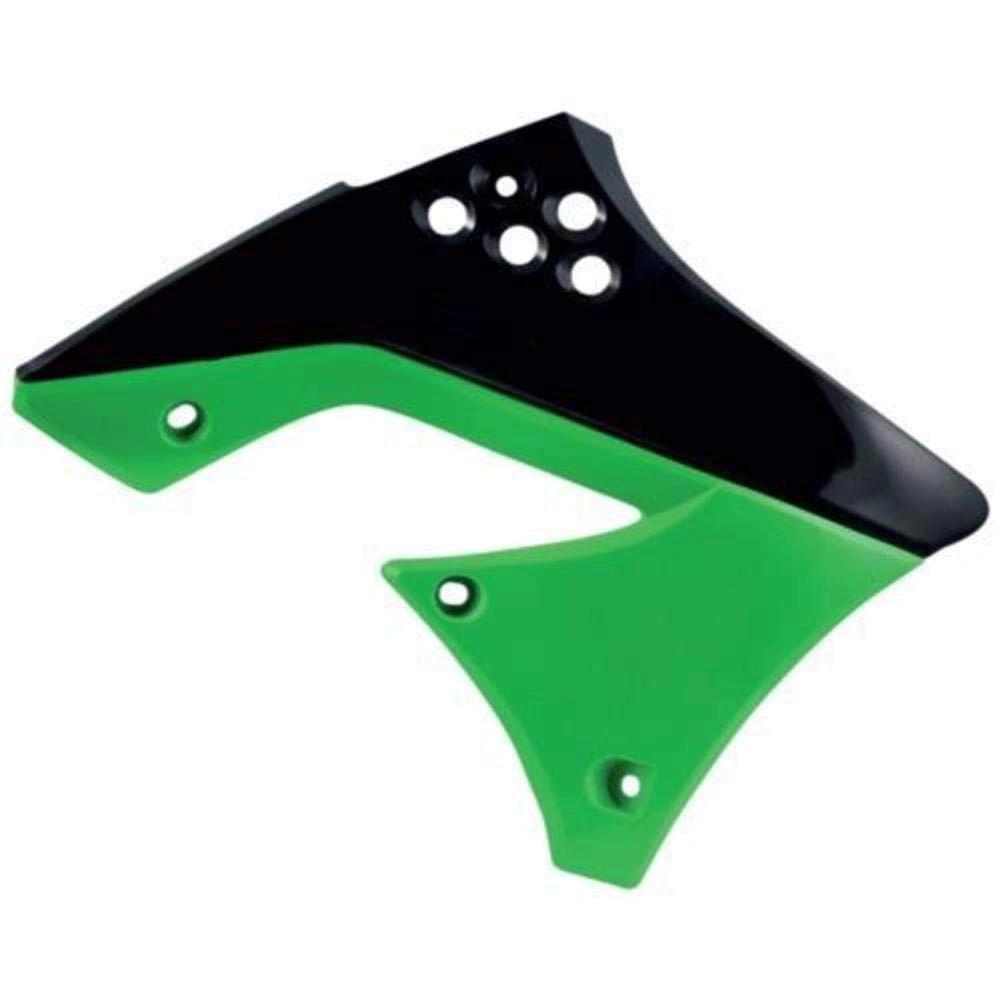 Polisport Radiatorkappen Schwarz / Grün für Kawasaki KX 250F 06 - 08 - MxProStoreParts