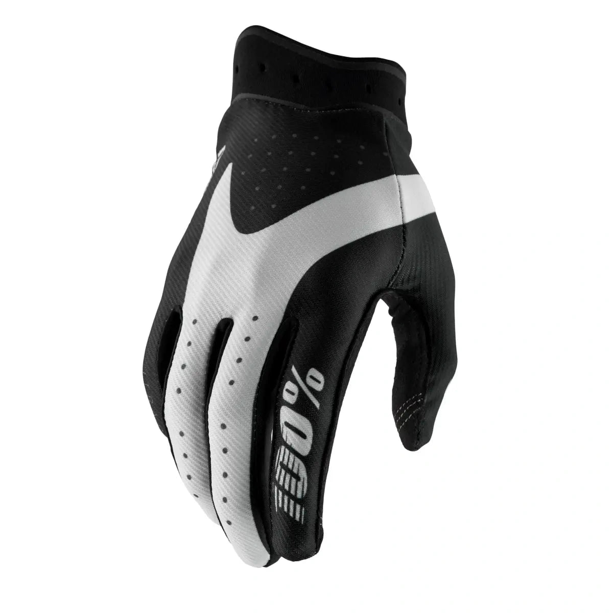 100% iTRACK Motocross-Handschuhe – Schwarz