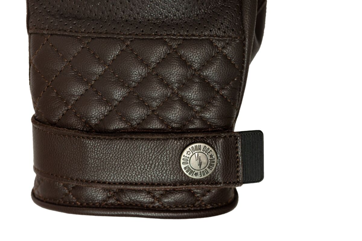 JOHN DOE Tracker leren herenhandschoenen bruin, maat S - MxProStoreParts