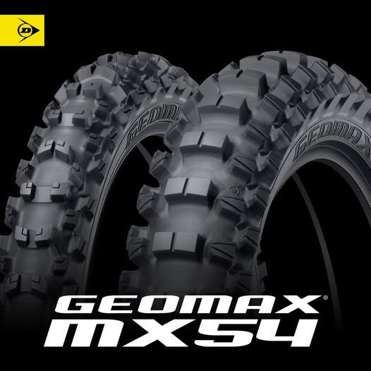 Fabrikantillustratie: Dunlop Geomax MX54 100/90-19 57M TT Re