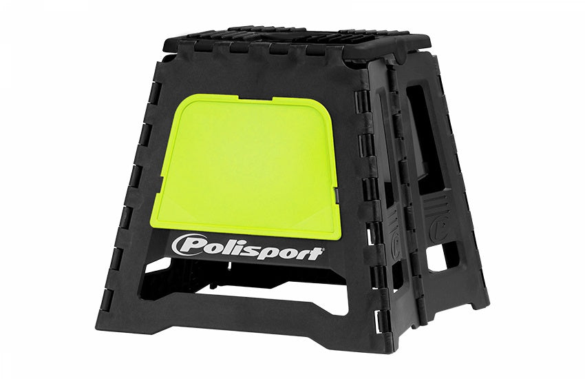 Polisport folding motorcycle stand Black / Fluorescent Yellow