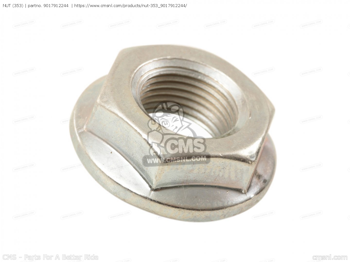 Yamaha OEM Nut, Specl Shape ( moer kickstarter )