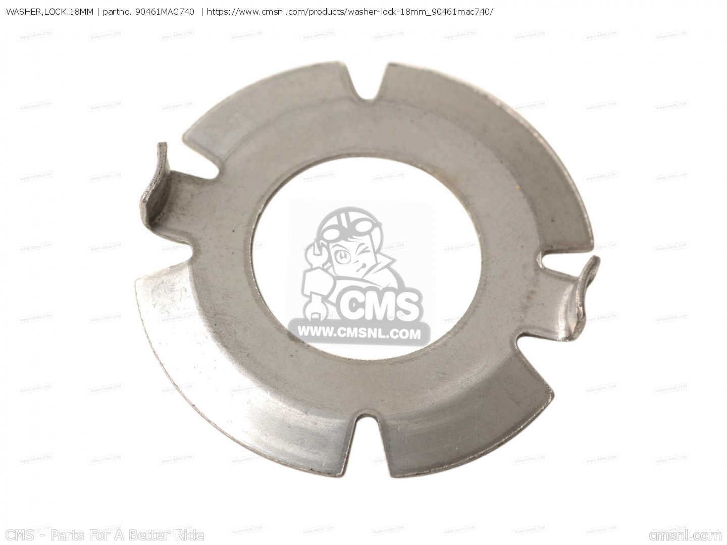 Honda OEM borgplaat voor koppelingsmoer 90461-MAC-740
