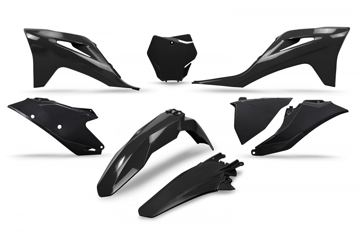 UFO Plastic kit 5-parts Black 001 GasGas MC 125-450 2021-23