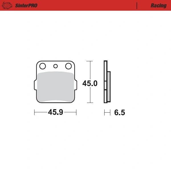Moto Master Sintered Metal Achter remblokken SinterPro 091011 - MxProStoreParts