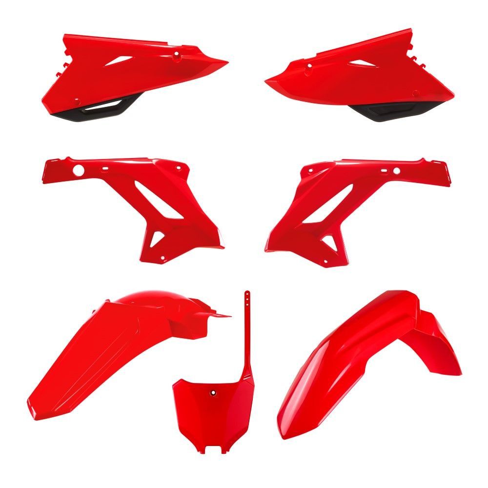 Polisport plastic kit restyle Red color (model 2022) Honda CR 125R/250R 02-07