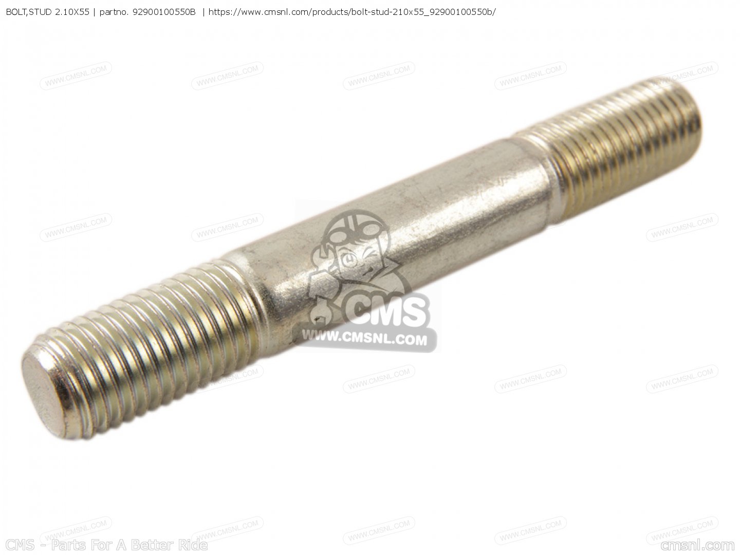 Honda OEM BOLT,STUD 2.10X55