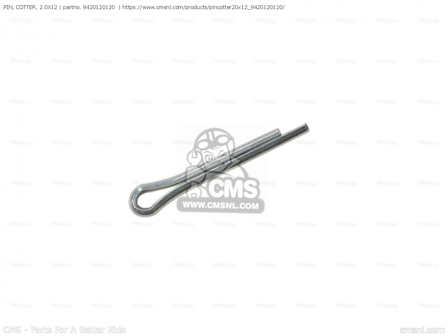 Honda OEM Splintstift (2,0x12) 94201 - 20120 - MxProStoreParts