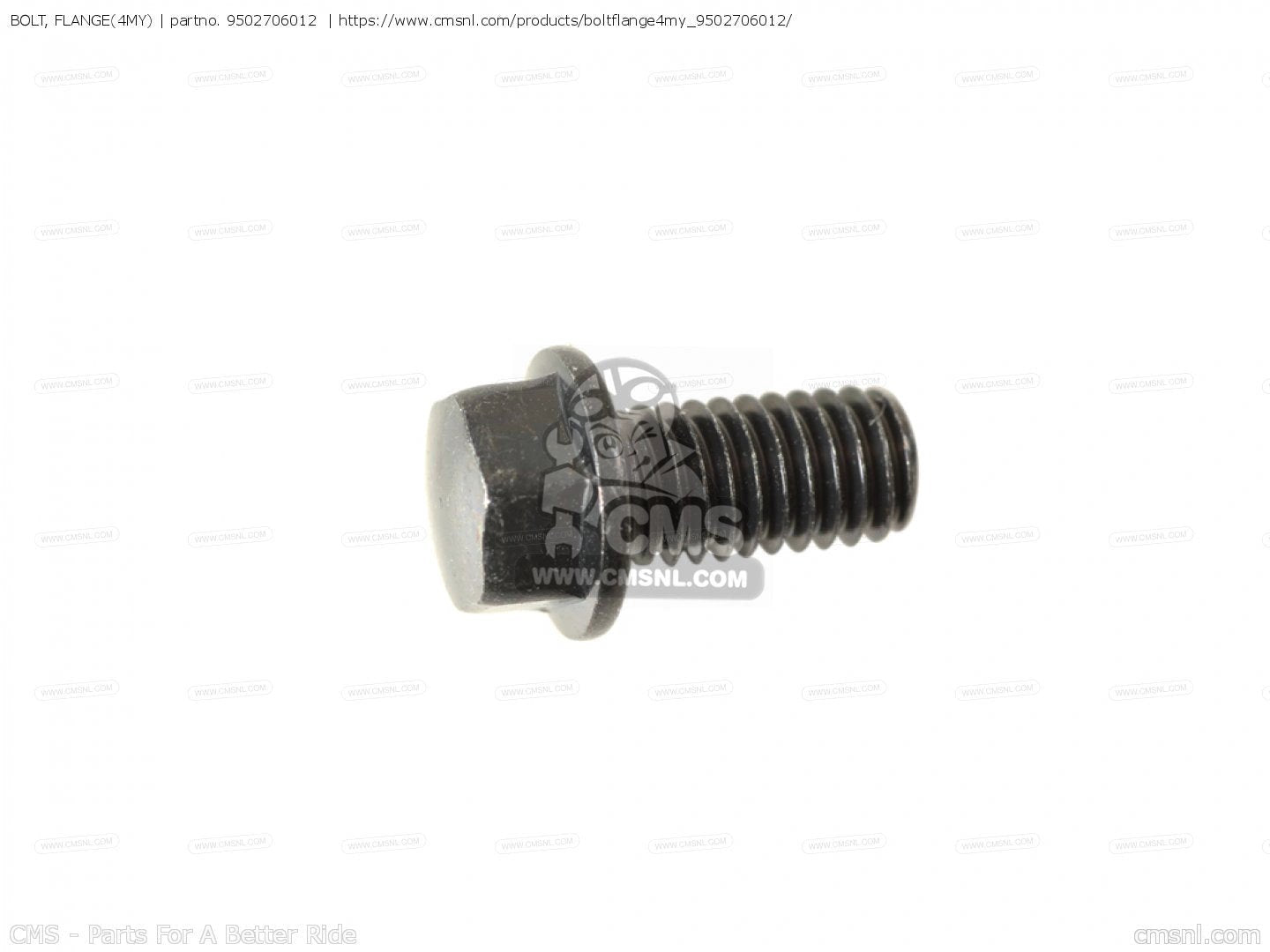 Yamaha OEM BOLT, FLANGE(4MY) - MxProStoreParts