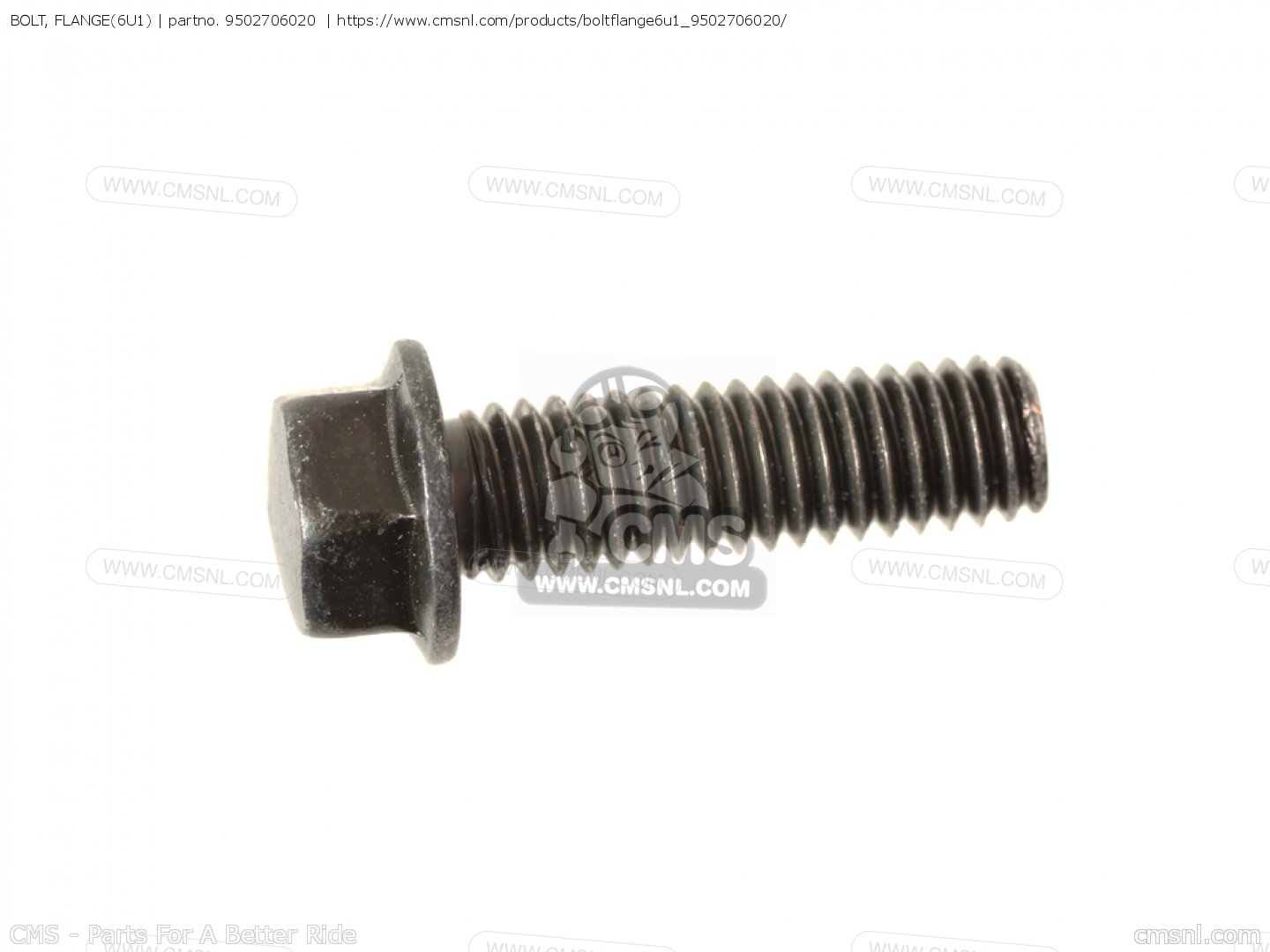 Yamaha OEM BOLT voor achterspatbord & schakelpook