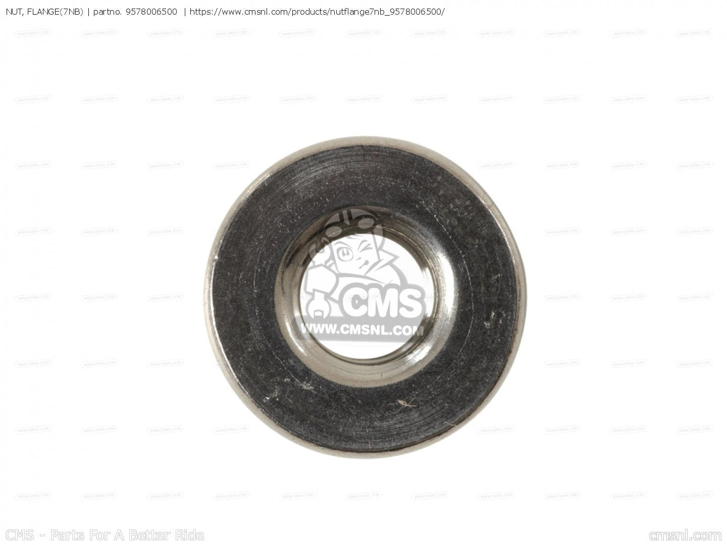 Yamaha OEM NUT FLANGE 95780 - 06500 - MxProStoreParts