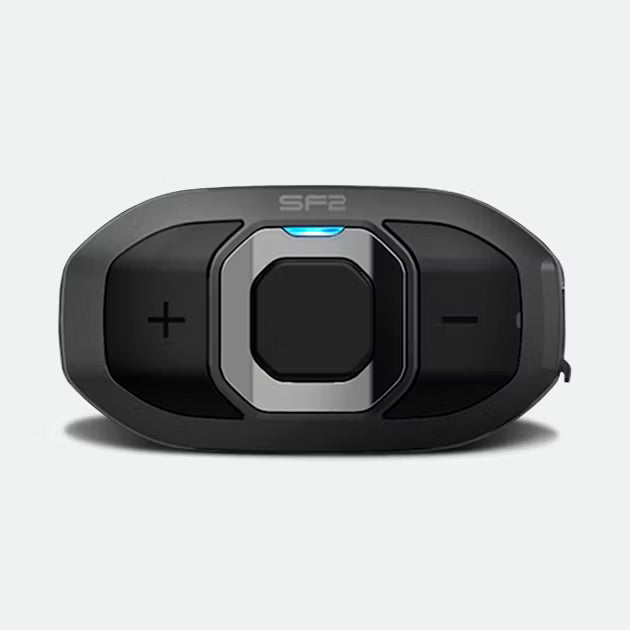 Sena SF2 carkit intercom in black with plus/minus control buttons