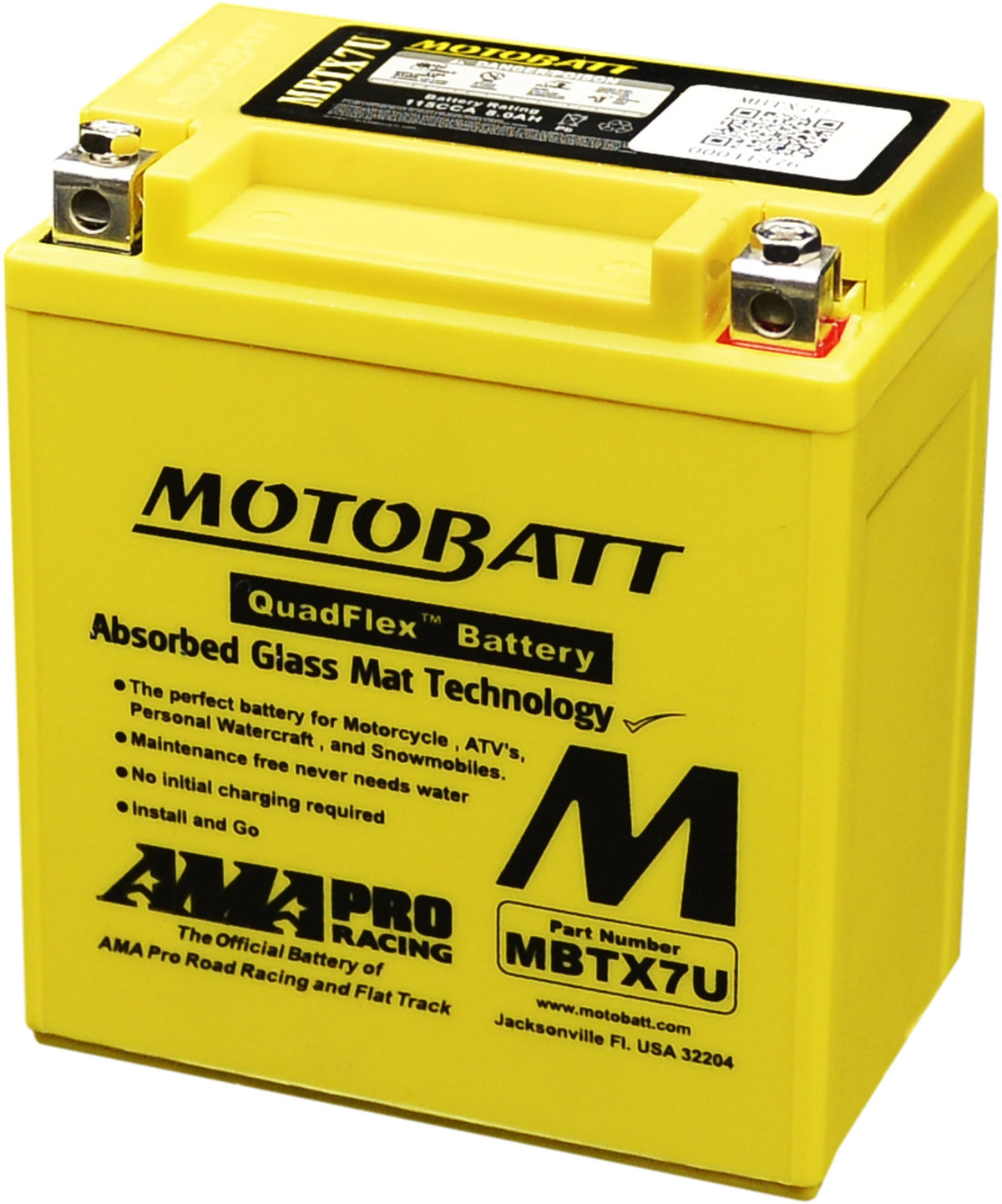 Motobatt MBTX7U battery