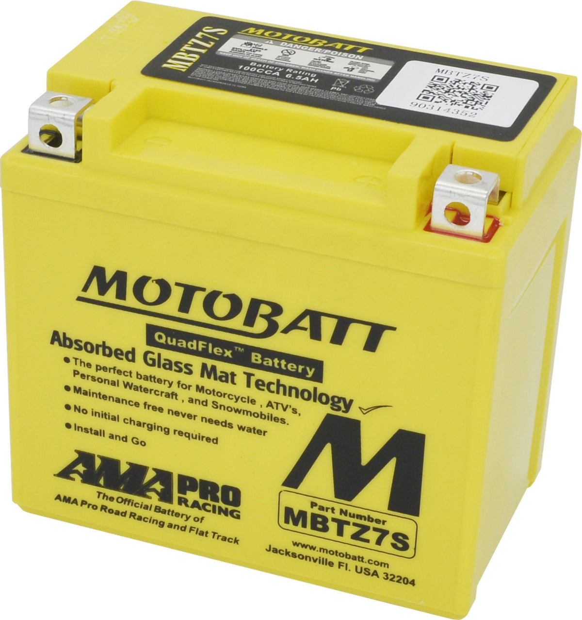 Motobatt MBTZ7S battery