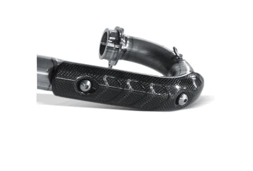 Montagevoorbeeld: Akrapovic Heat shield (Carbon) Kawasaki KX250F 2006-2007