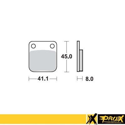 Plaquette de frein arrière ProX KX65 '00-23 + RM65 '03-05 - MxProStoreParts