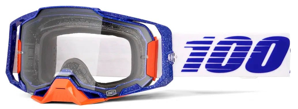 100% Armega Lavingaad Crossbril – Clear Lens - MxProStoreParts