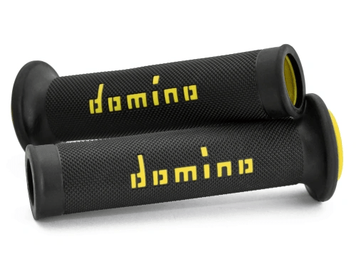 Domino Straßenmotor A010 Handgriffe Schwarz / Gelb - MxProStoreParts