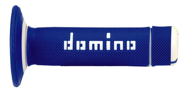 Domino handvaten Waffle X - treme Blauw / Wit - MxProStoreParts