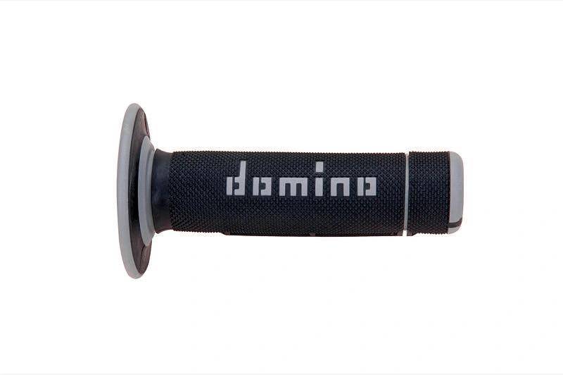 Domino handvaten Waffle X - treme Zwart / Grijs - MxProStoreParts