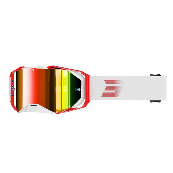 Shot Lite Iridium Calm Rood Glossy Crossbril 2027 Collectie - MxProStoreParts