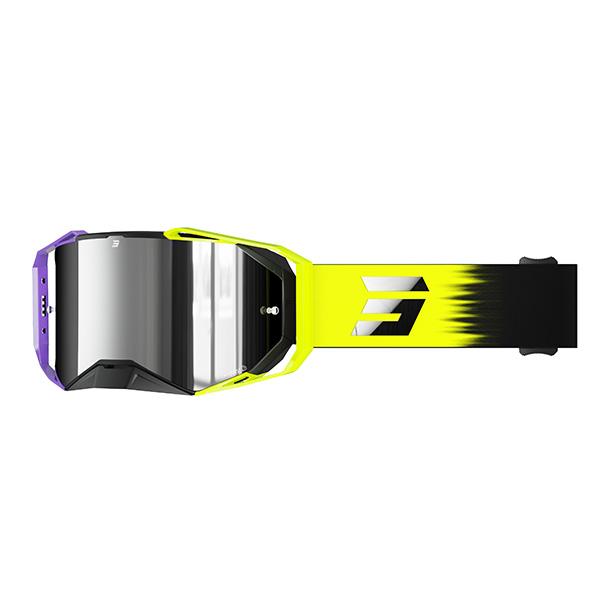 Shot Lite Iridium Rage Paars Fluor Geel Matt Glossy Crossbril 2027 Collectie
