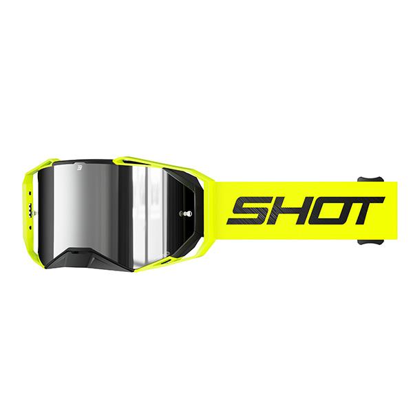 Shot Lite Iridium Slash Fluor Geel Matt Crossbril 2027 Collectie