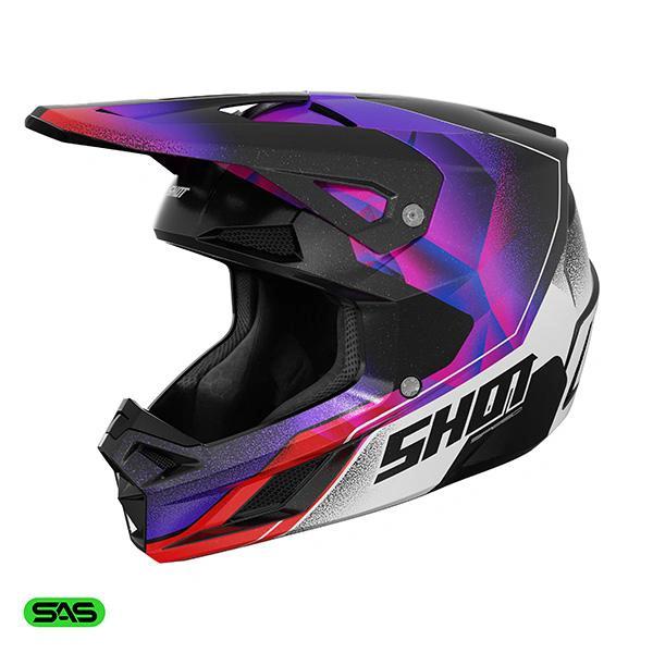 Shot MX Crosshelm Kinderen Speed Kid Olymp Pearly Paars 2026 Collectie - MxProStoreParts