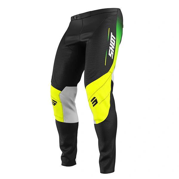 Shot MX Cross Broek Kinderen Contact Apex Fluor Geel 2026 Collectie - MxProStoreParts