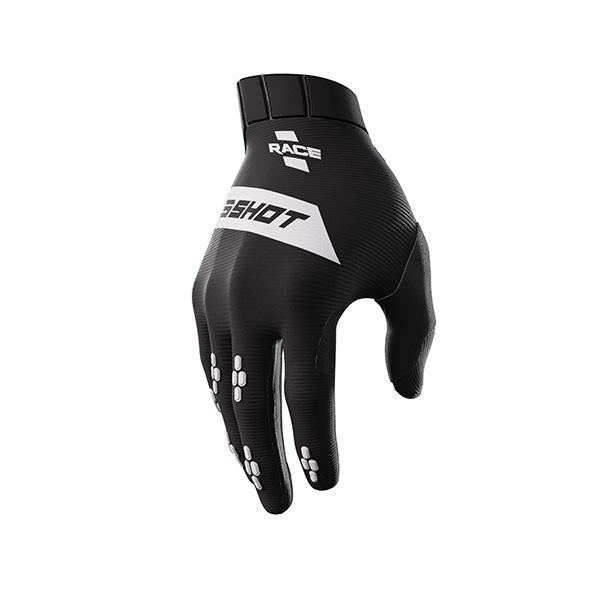Shot cross handschoenen Race Zwart Maat M