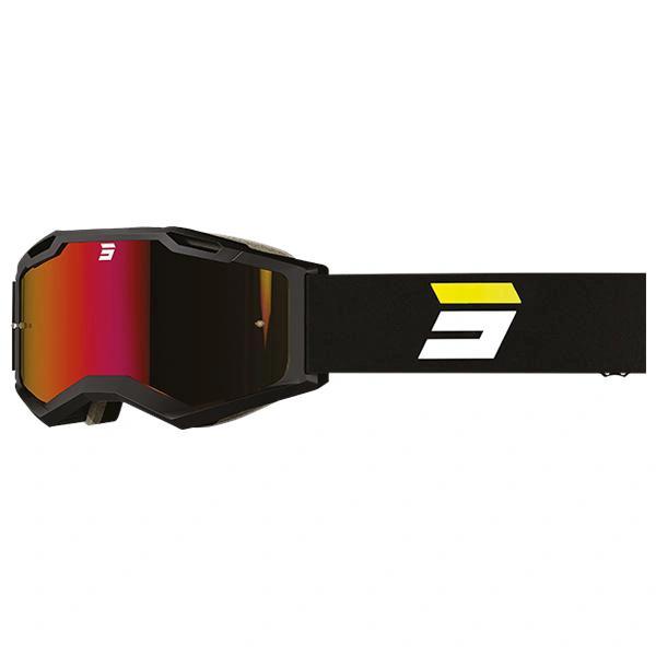 Shot Iris 2.0 Tech Black Fluorescent Yellow Matt Cross Goggles 2026 Collection