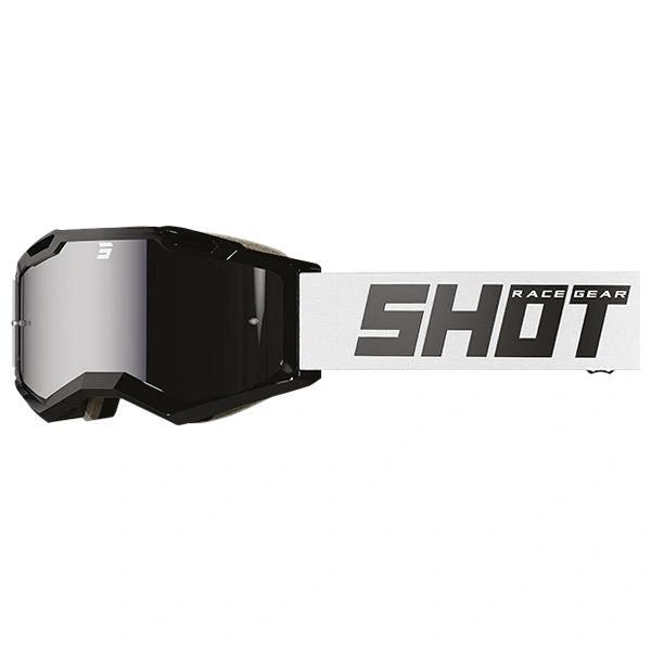 Shot Iris 2.0 Massiv Schwarz Glänzende Kreuzbrille 2026 Kollektion - MxProStoreParts