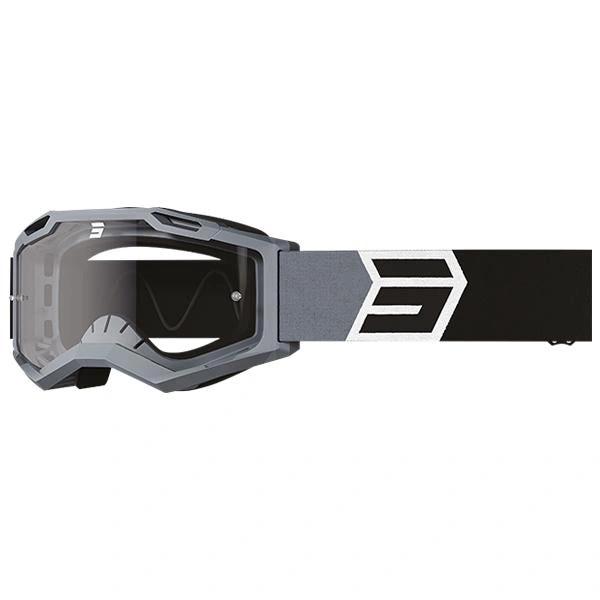 Shot Assault 2.0 Solar Grijs Matt Crossbril 2026 Collectie - MxProStoreParts