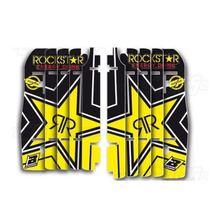 Blackbird Rockstar Radiator slats stickers Suzuki RM 125/250 01-14