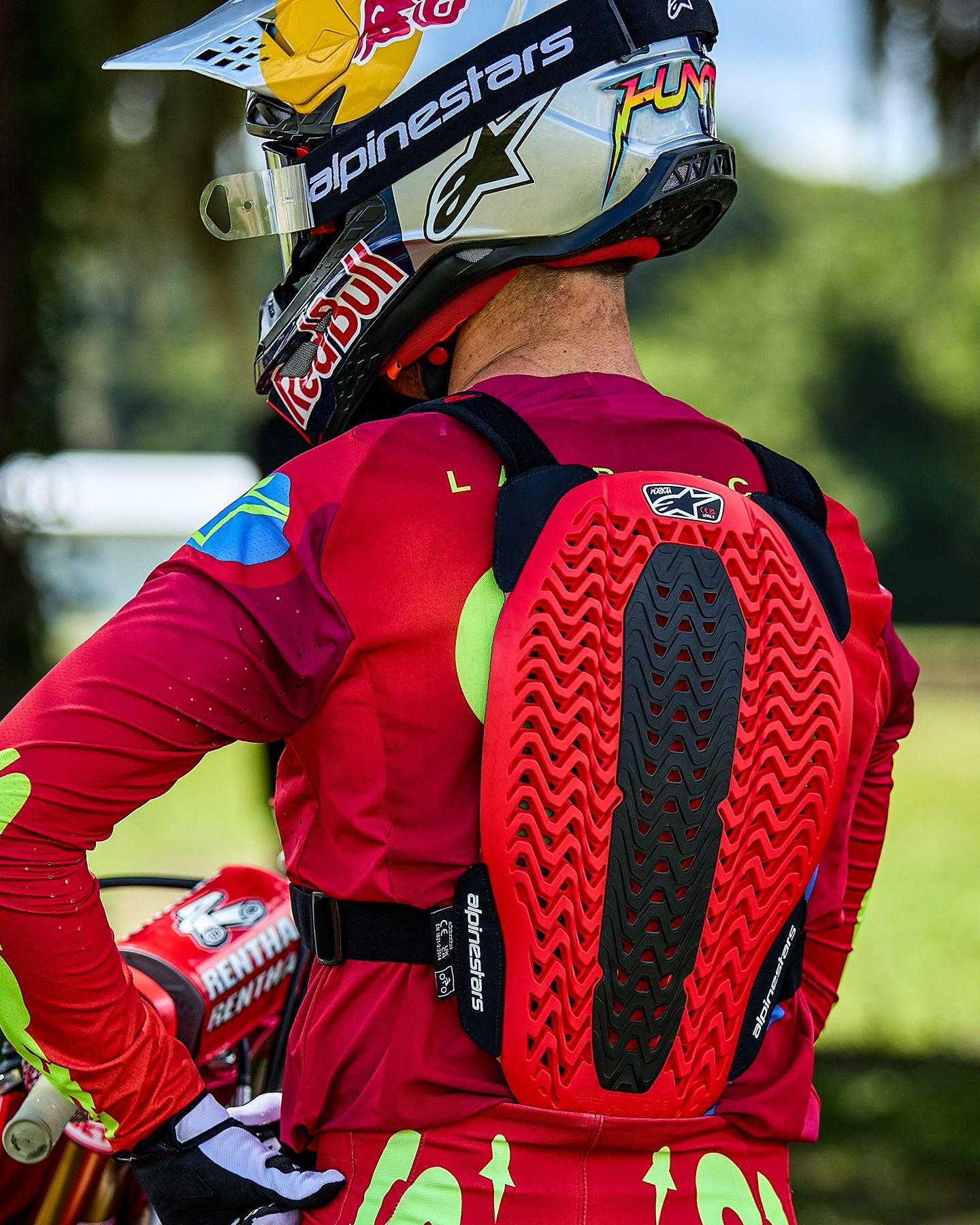 Alpinestars A-5 Plasma Brustschutz Schwarz Rot Weiß - MxProStoreParts