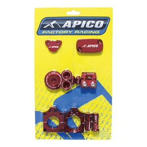 Apico Factory Bling Pack rot Honda CRF 450R 2009 - 2016 - MxProStoreParts