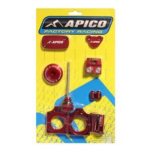 Apico Factory Bling-Paket rot für Honda CRF 450R 2017 - 2020 & CRF 450RX 2017 - 2020 - MxProStoreParts