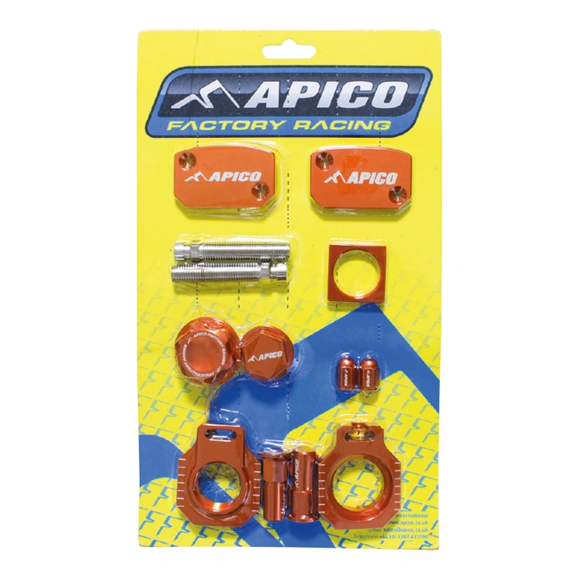 Apico Factory Bling Pack Orange KTM SX 125 - 150 16 - 22, SX 250 14 - 22, SX - F 250/350/450 14 - 22 - MxProStoreParts