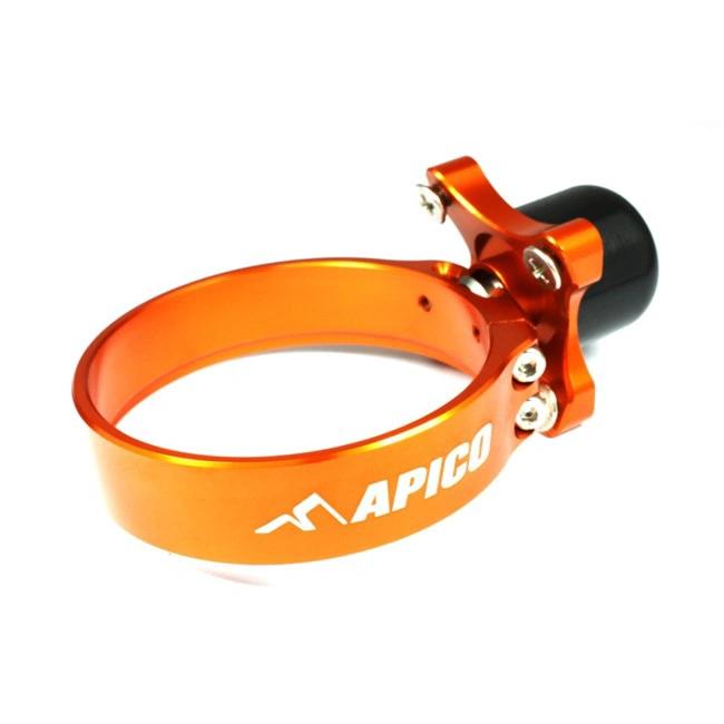 Apico Starthilfe orange 52,9mm passend für KTM SX 85 03 und Husqvarna TC 85 14 und Gas Gas MC 85 2021 - MxProStoreParts