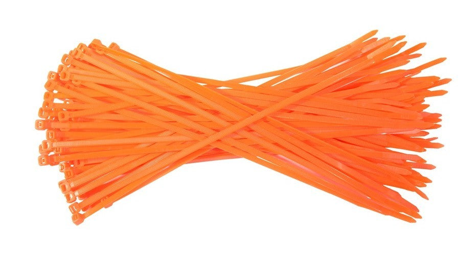 Airtime tiewrap Orange 4.8mm x 200 100 pieces