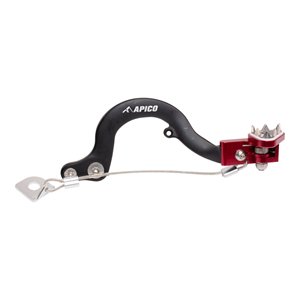 Apico Brake Pedal + Brake Saver black/red KTM SX 50 09- & Husqvarna TC 50 17- & Gas Gas MC 50 2021