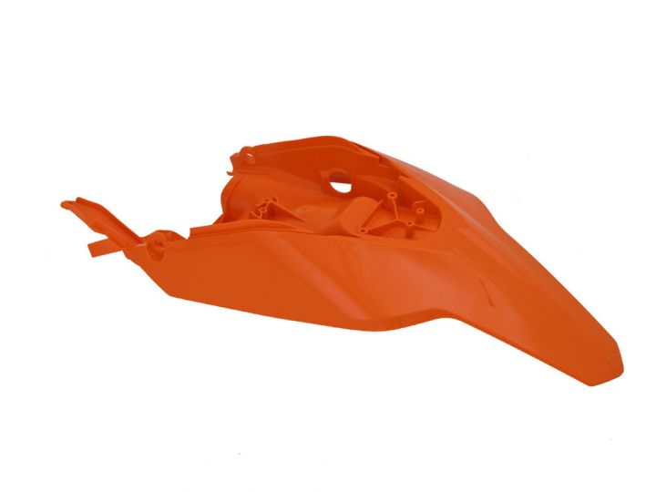 Racetech rear fender + side number plates KTM Orange KTM SX 65 09-15