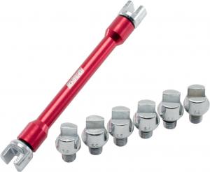 DRC spaaksleutel set Rood