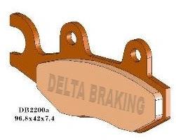 Delta Braking Vor- oder Hinterbremsbeläge DB2200 Typ SR - N - MxProStoreParts