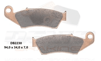 Delta Braking gesintert für Bremsbeläge DB2230 Typ D - MxProStoreParts