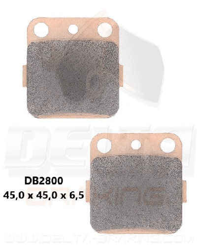 Delta Braking gesinterte Bremsbeläge vorne/hinten DB2800 Typ D - MxProStoreParts
