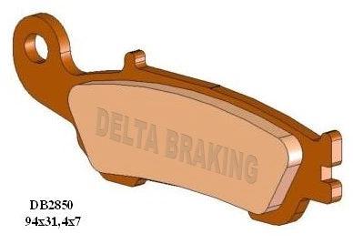 Delta Braking Gesinterte Bremsbelagsteile DB2850 Typ N - MxProStoreParts